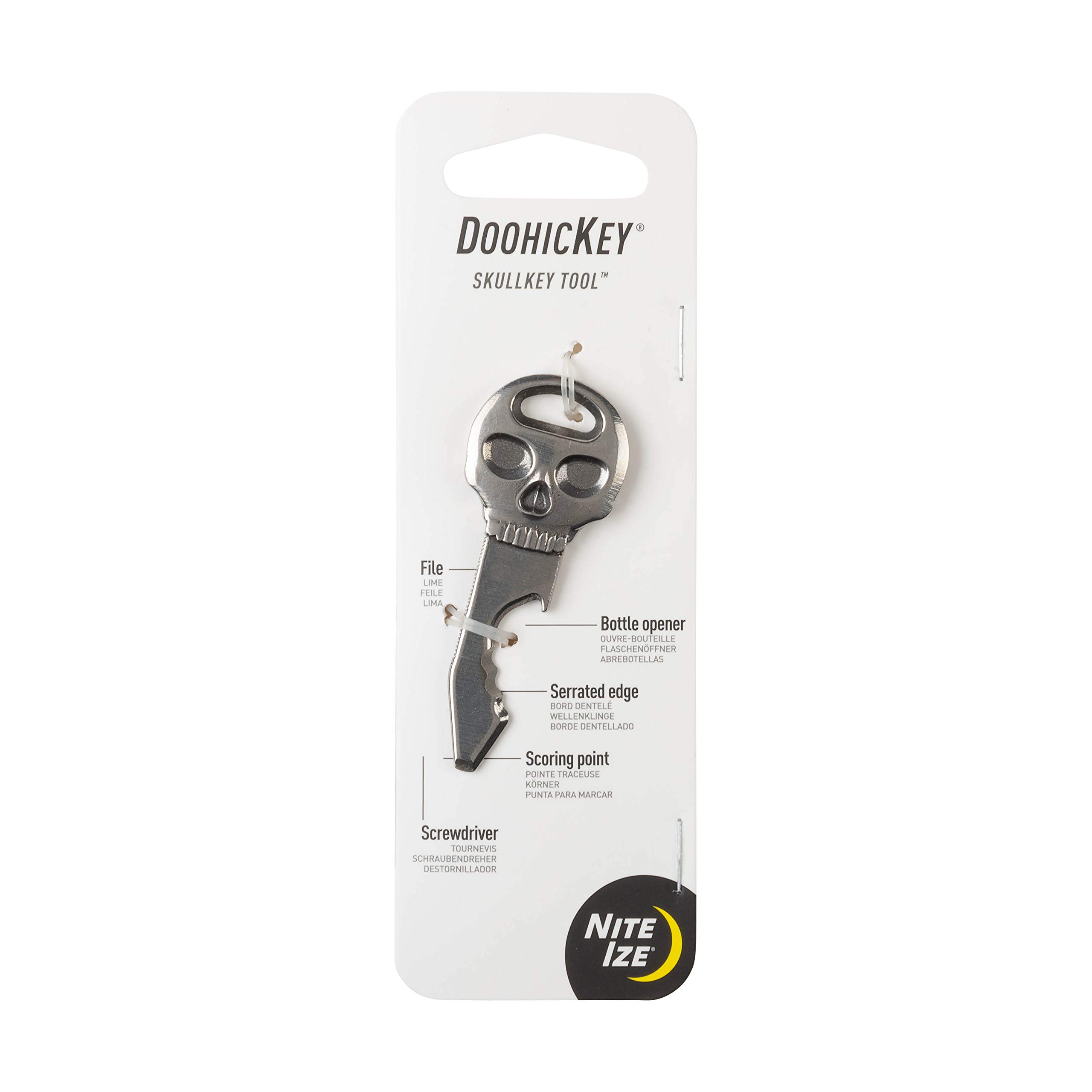 Nite Ize DoohicKey SkullKey Key Tool DoohicKey SkullKey Key Tool - Steel, N/A
