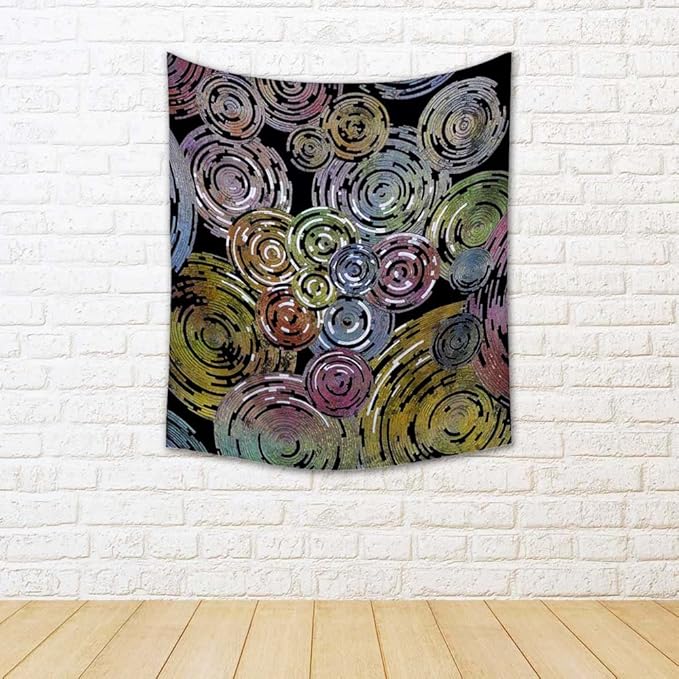 ArtzFolio Abstract Artwork D131 Velvet Fabric Tapestry Wall Hanging 33
