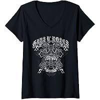 Amazon.com: Womens Guns N' Roses Official Vintage Cross V