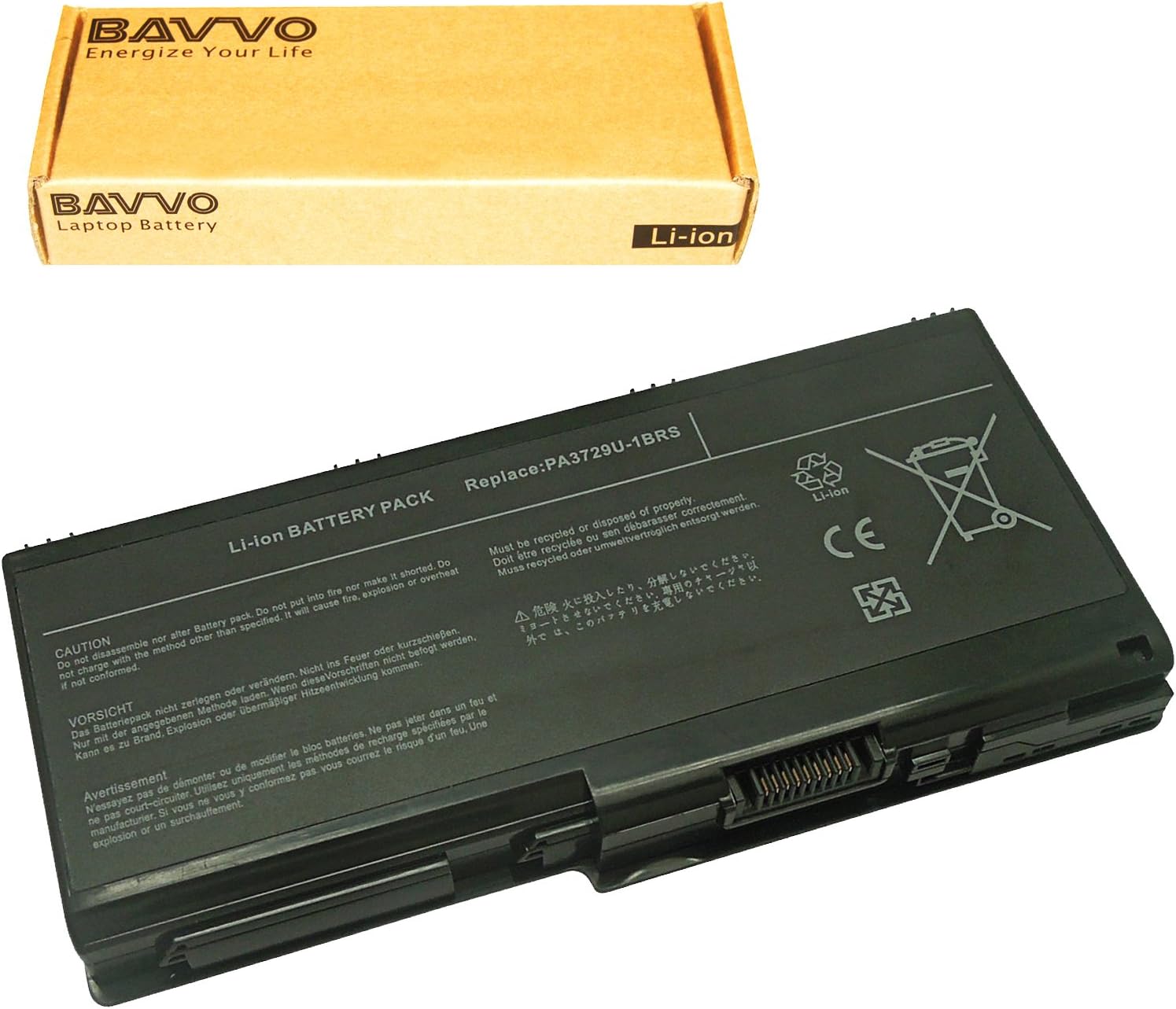 Amazon Com Bavvo 9 Cell Battery Compatible With Toshiba Qosmio X505 Q8102x Computers Accessories