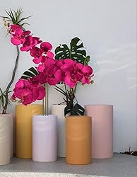 ICBOX Orchids Artificial Flowers 6 PCS Fake Orchids