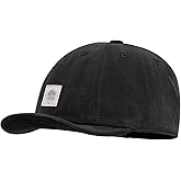 Croogo Short Brim Baseball Cap Low Profile Casual Flat Brimmed Lightweight Hats Cotton Outdoor Adjustable Caps Sun Hat