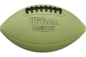 Wilson Luminous Glow Football - Junior Size, Green