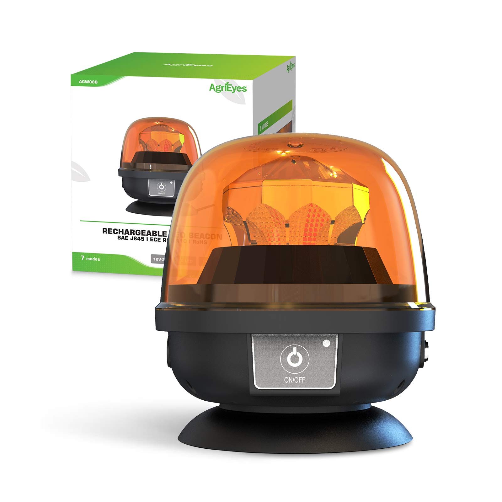 Agrieyes Magnetic Beacon Light Wireless, Class I