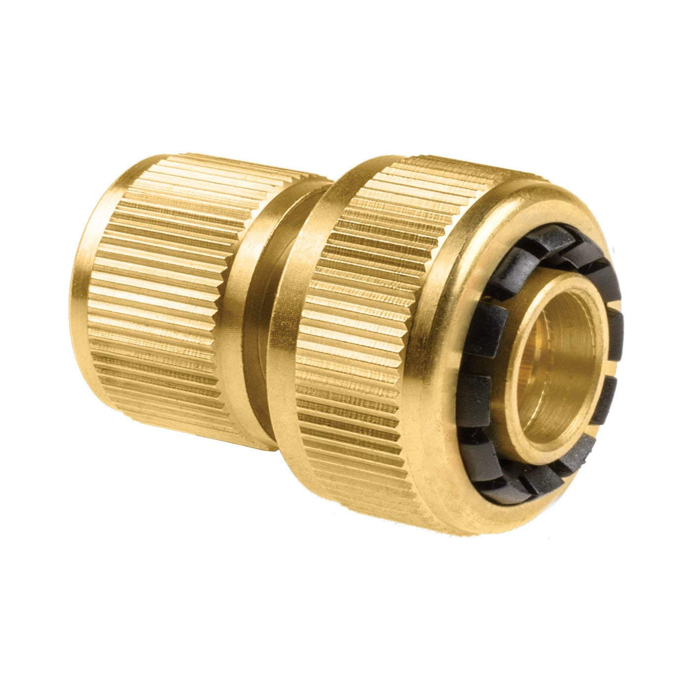 Cellfast Hose Quick Connector - Water Flow BRASS™ 3/4", Made of Brass, Plastic Hose Clamp, 52-835