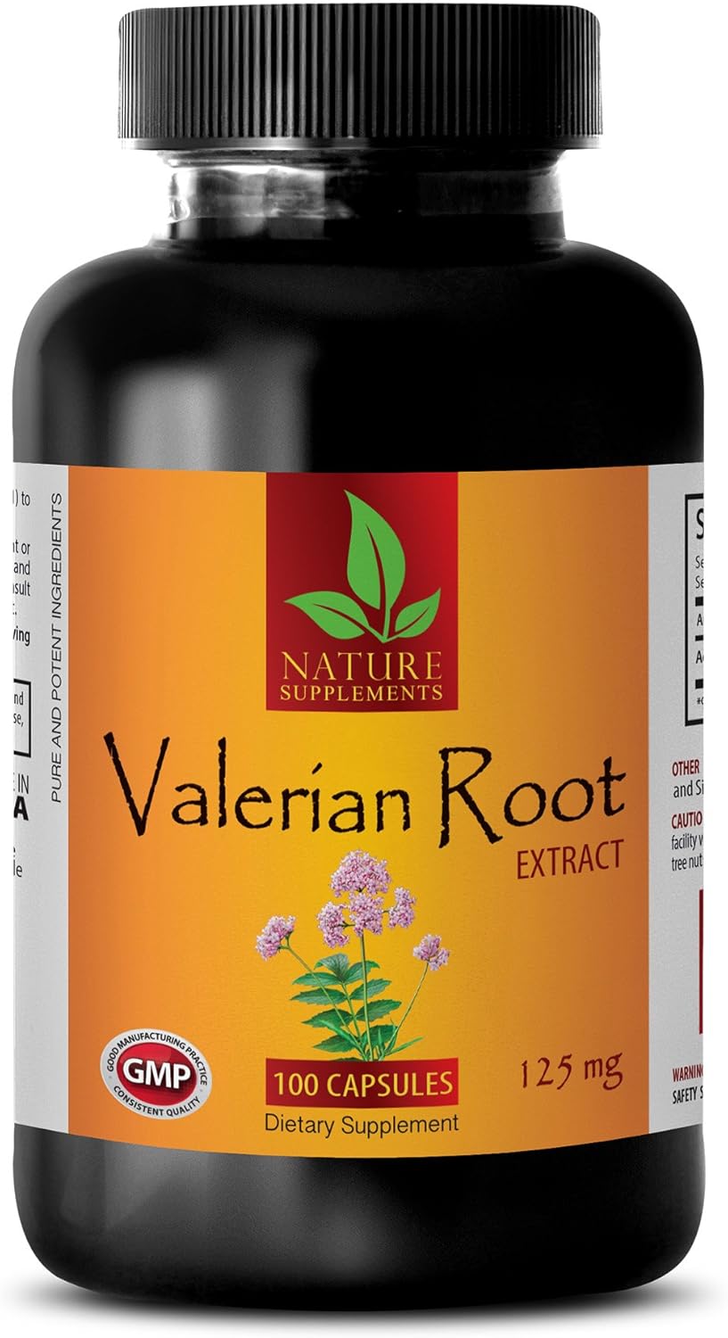 Sleeping aid Herbal Valerian Root Extract 125 MG