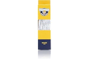 Howies Hockey Colored Waxed Skate Laces - Multiple Color and Size Options: 72"-120" Durable Laces for Hockey & Figure Skates
