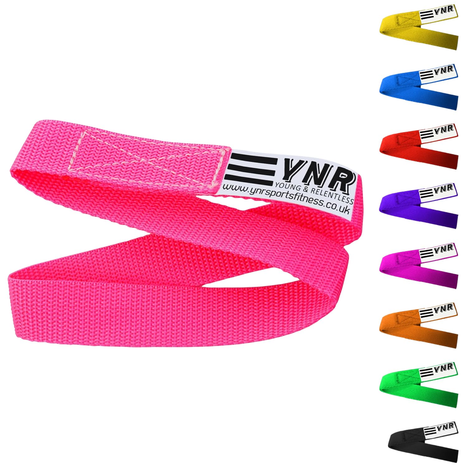YNR Figure 8 Lifting Straps - Gymnastic Bar Loops, Palm Protection Guards, Deadlift & Weight Lifting Straps, Hand Wrist Strap for Weight Lift