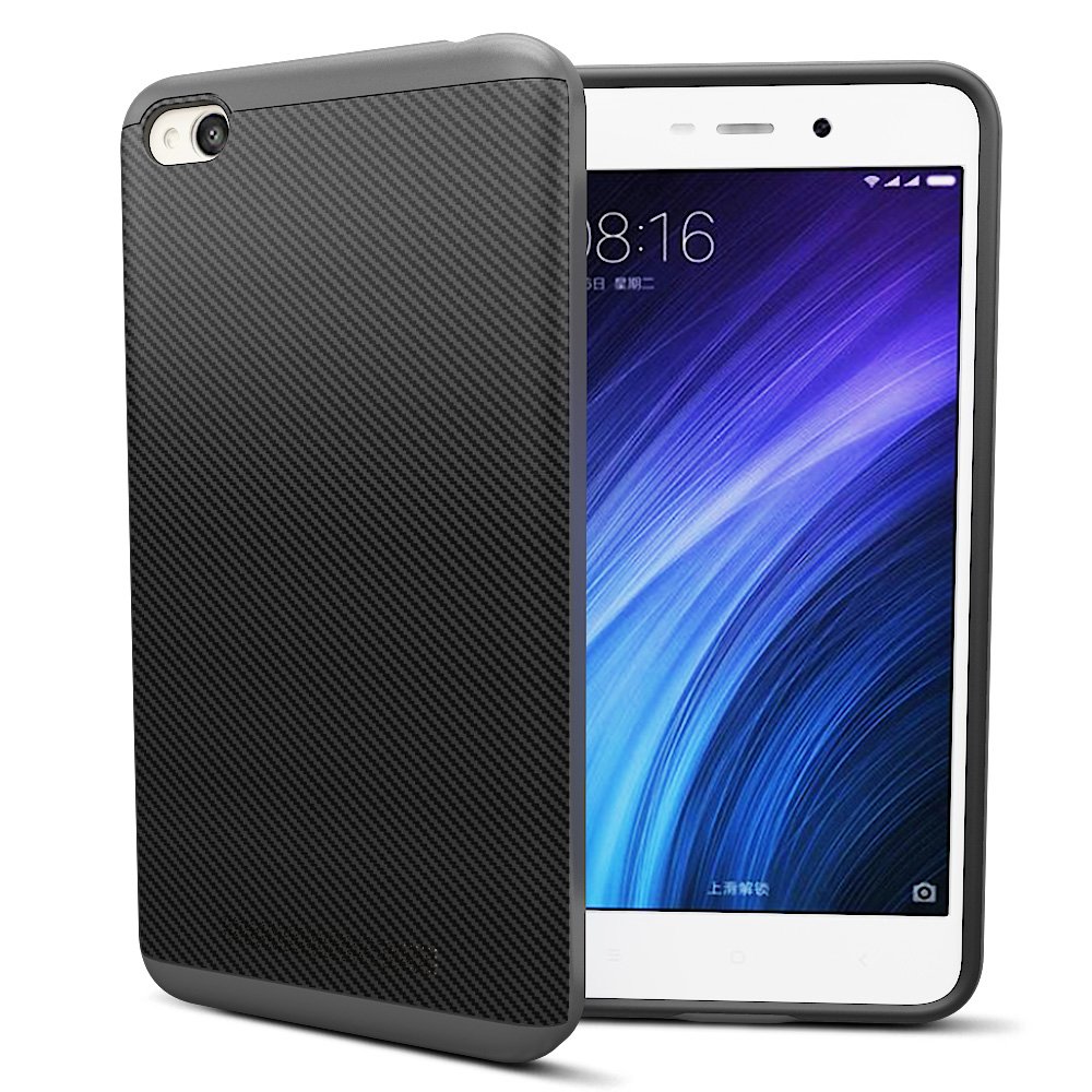 MTT Dual Layer Tough Armor Back Cover Case for Xiaomi Redmi 4A (Grey)