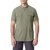Unionbay Mens Short Sleeve Aero Tech Button-up Shirt