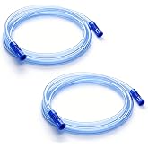 Extended Connection Tube, 6.5 Feet Hose Tubing, 2 Pcs | Replacement, Flexible &amp; Durable, Compatible with 9mm Standard Connector Devices