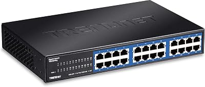 TRENDnet 24-Port Unmanaged Gigabit GREENnet Desktop Metal Switch TEG-S24DG
