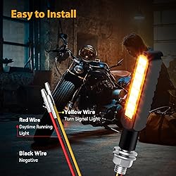 iFunyLED 2PCS Flowing LED Motorcycle Turn Signal