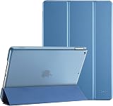 ProCase iPad 9th/8th/7th Gen Case 10.2 Inch Blue Slim Translucent Back view 1