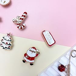 Christmas Shoe Charms for Clog Sandals Women, Xmas