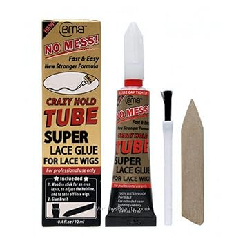 Amazon Com Bmb Crazy Hold Tube Super Lace Wig Glue 0 4 Oz Hair Replacement Wigs Beauty