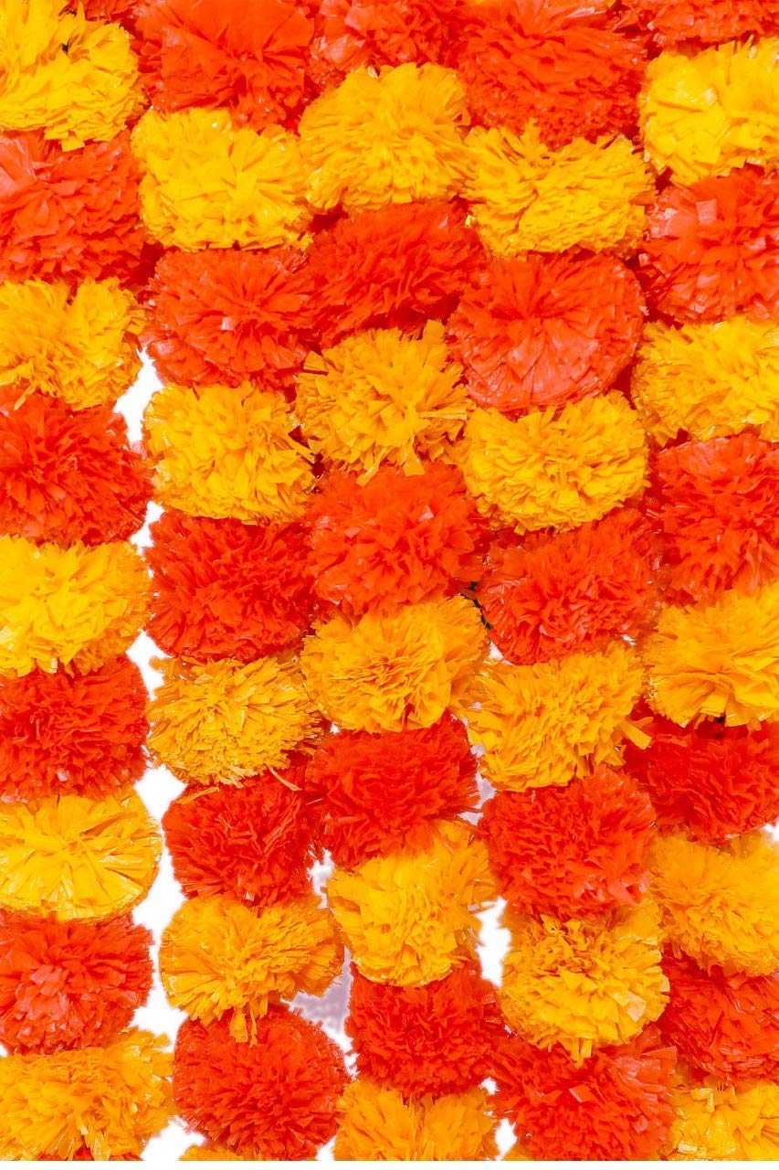Buy Saan Artificial Marigold Flower Garlands For Decoration Of