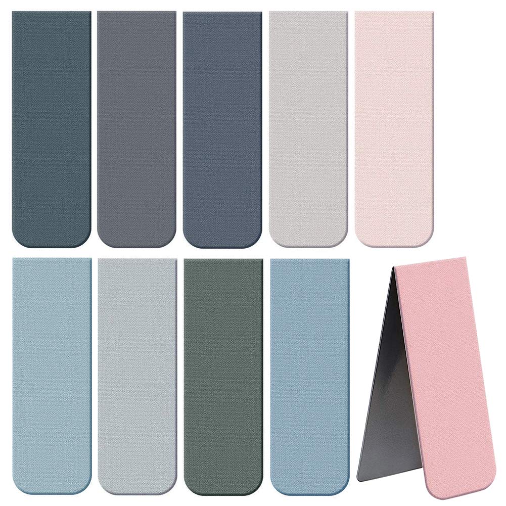 Magnetic Bookmarks,AOBETAK 10 PCS Colorful Magnetic Book Page Markers Set, Magnet Books Marks for Mens Womens Adults Stationery Book Reading