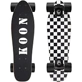 KO-ON Skateboard, 22 Inch Mini Cruiser Complete Skateboard | Cartoon Graphics for Kids Boys and Girls, Ideal for Cruising &amp; Street Riding, 6 Layer Canadian Maple Deck with 90A PU Wheels