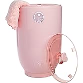 Paris Hilton 20L Luxury Towel Warmer, Built-In Aromatherapy Compartment, Touchscreen Control with Delay Start Timer and Preset Timers, Fits 2 Bath Towels or Throw Blanket, Pink