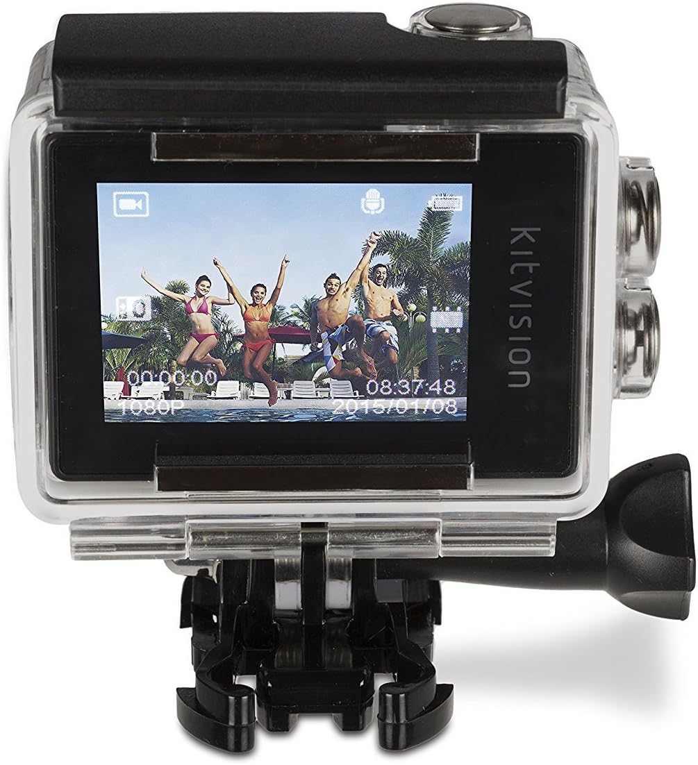 Kitvision Escape HD5 720p HD Waterproof Action Camera/Action Cam with Mounting Accessories, 30 fps/5 MP - Image 3
