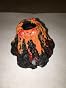 Cool Volcano-Shaped Air Bubble Stone For Aquariums - Oxygen Pump Decor & Fish Tank Ornament