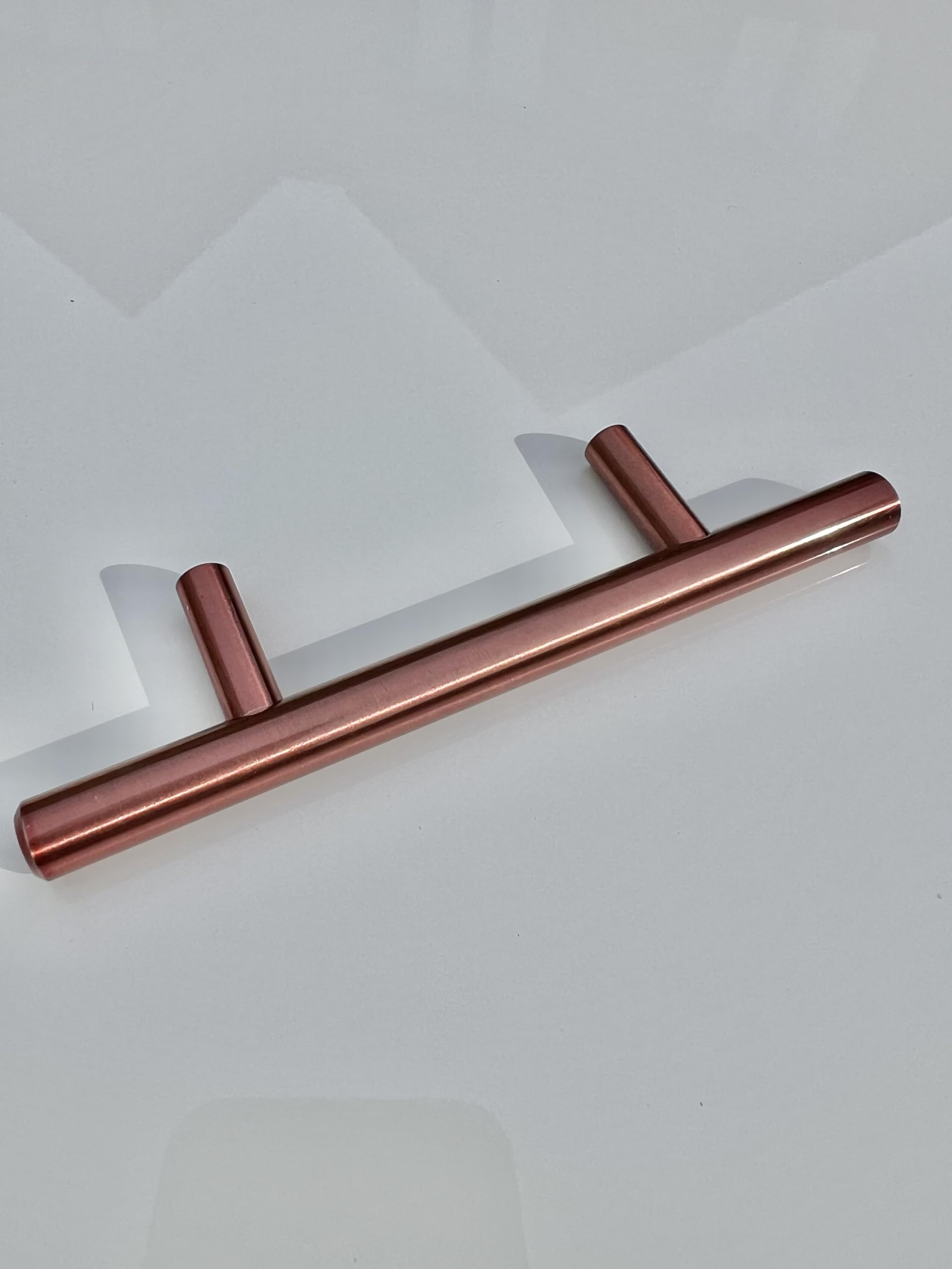 Rose Gold 10 Pack Hole Center of 64mm Kitchen Cabinet Handle Copper Cupboard Door Knob Solid Stainless Steel Wardrobe Door Handles