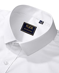 J.VER Men's Dress Shirts Solid Long Sleeve Stretch