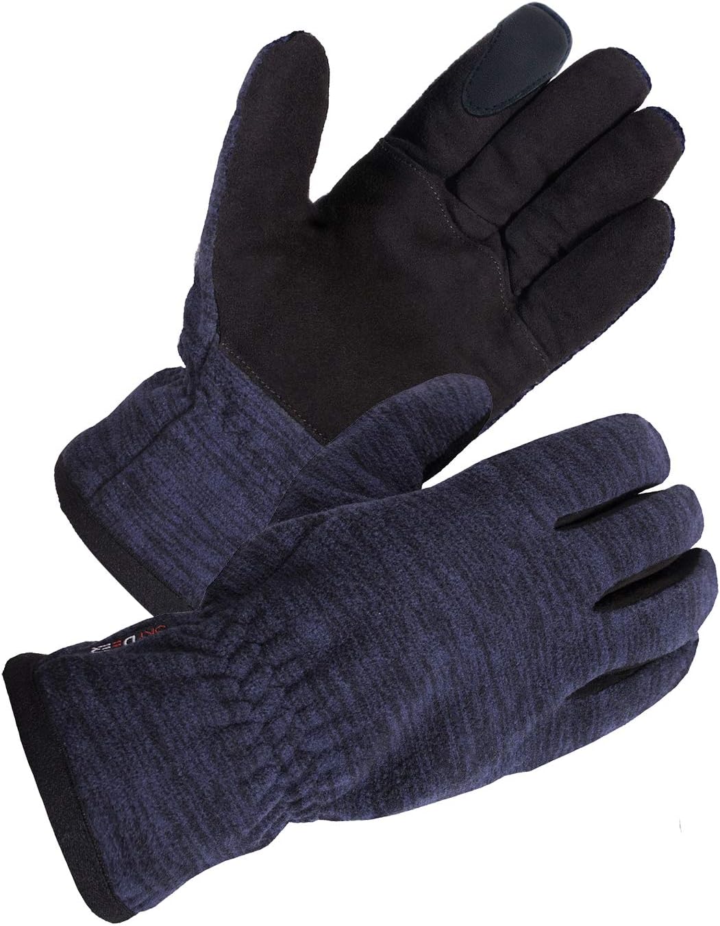 SKYDEER Winter Gloves with Premium Genuine Deerskin Suede Leather and Windproof Polar Fleece (SD8661T/L): Home Improvement