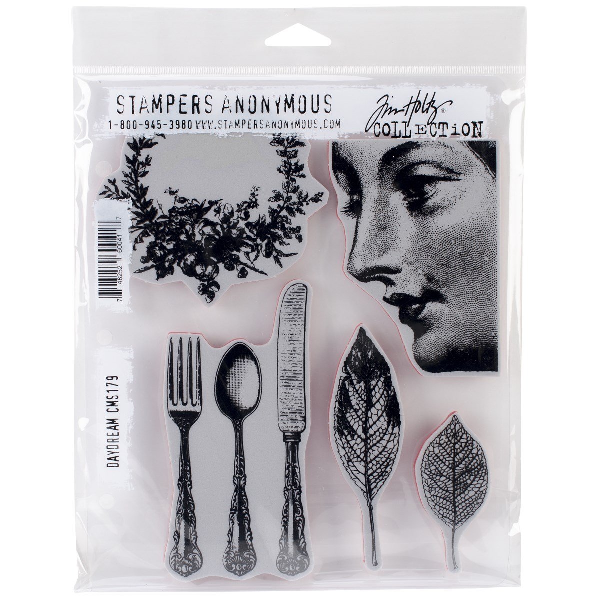 Stampers Anonymous Daydream Tim Holtz Cling Mounted Stamp Set,