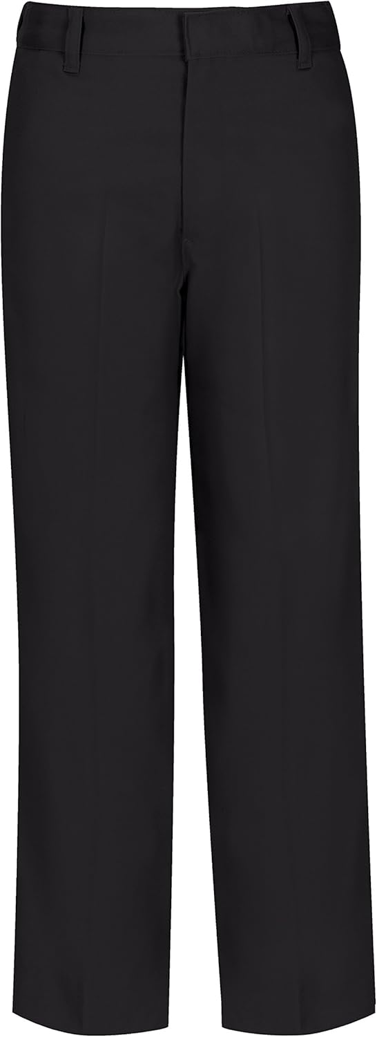 CLASSROOM Boys' Uniform Flat Front Pant with Adjustable Waist: Clothing