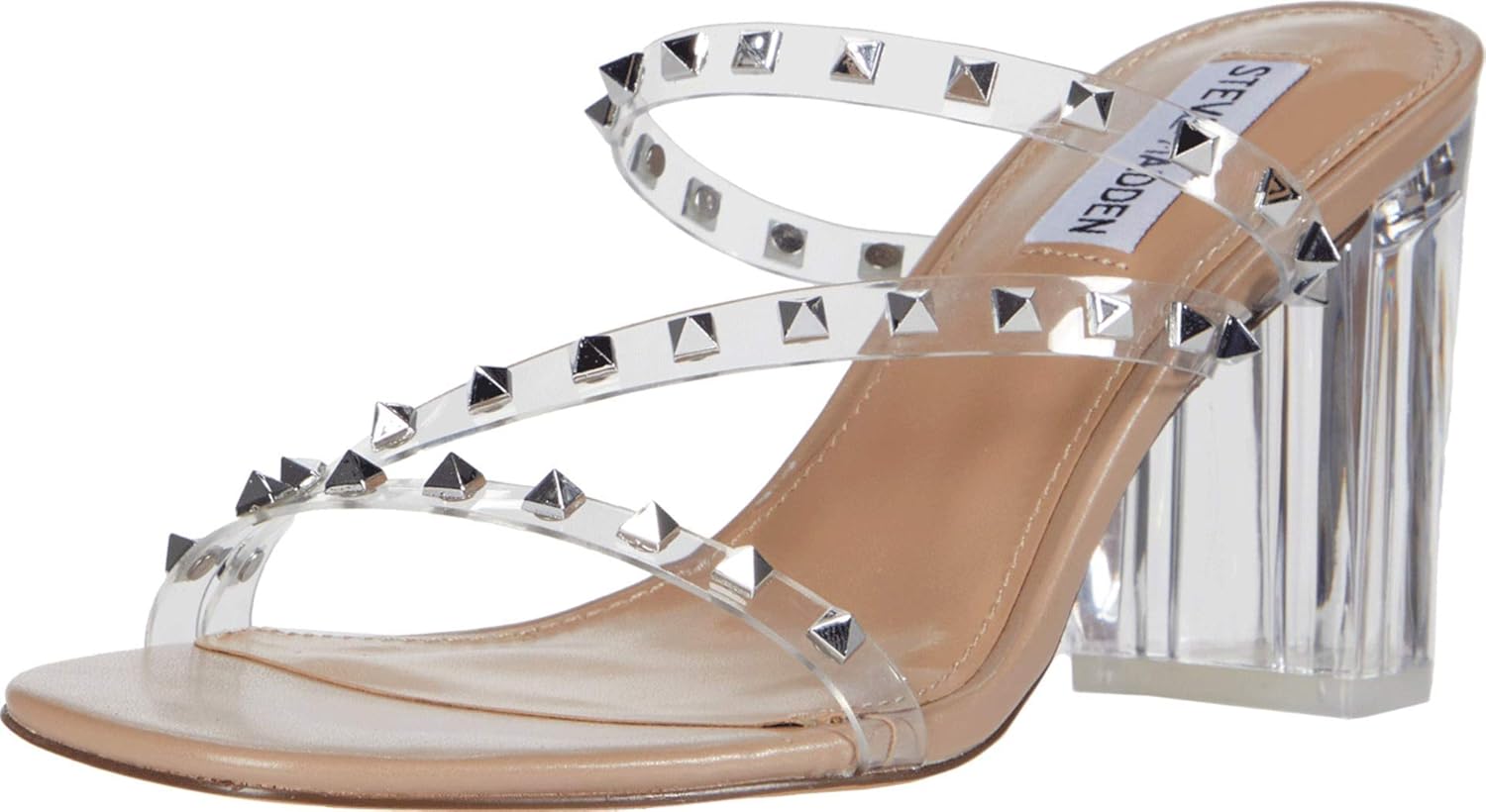 clear strap heels steve madden
