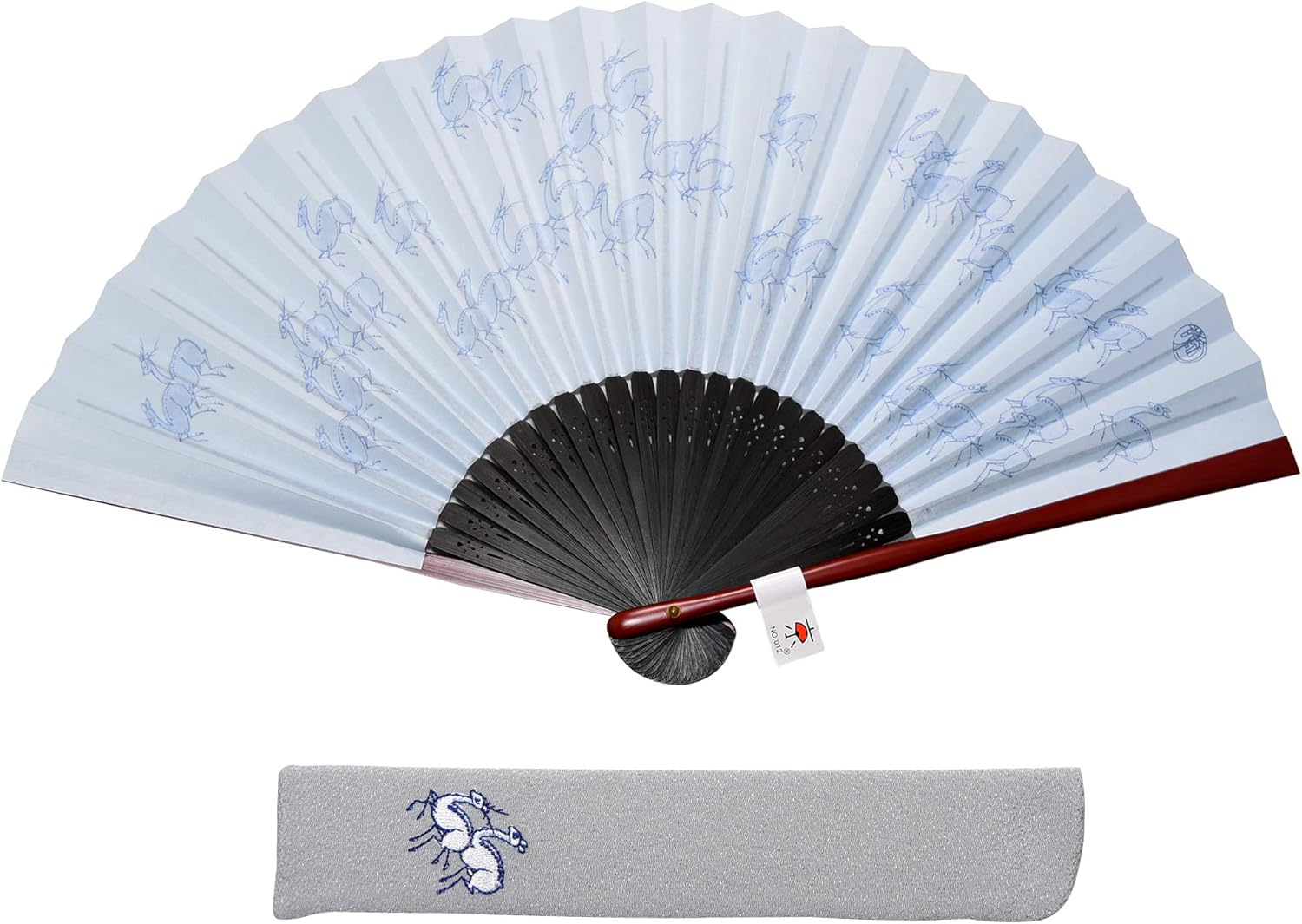 Amazon 日本製 京扇子認定ブランド 百鹿 澤村陶哉画 メンズ 父の日 プレゼント 和装小物 通販