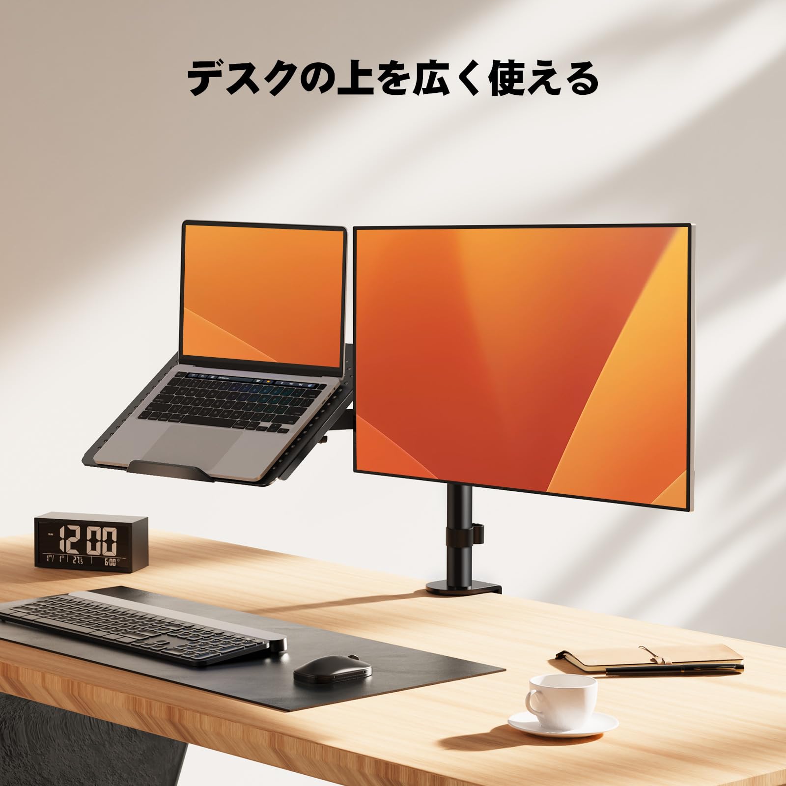 Mua ErGear モニターアーム ノートパソコン アーム 2in1 Mua ErGear モニターアーム ノートパソコン アーム 2in1