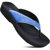 AEROTHOTIC Comfortable Arch Support Flip Flops for Women Orthotic Sandals
