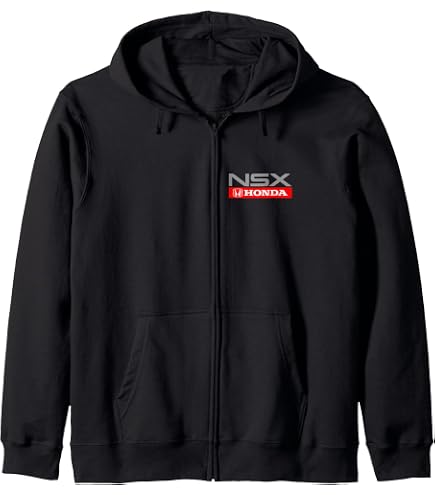 Amazon.com: Honda NSX Vintage Gradient Sports Car Stack Zip Hoodie