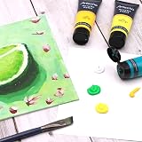 Artecho Professional Acrylic Paint Set 8 Primary Colors 120ml Tubes view 5