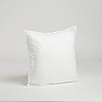 Foamily Premium Hypoallergenic Stuffer Pillow Insert Sham Square Form Polyester, 16" L X 16" W, Standard/White