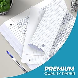 Rosmonde Loose Leaf Paper, 900 Sheets, 6