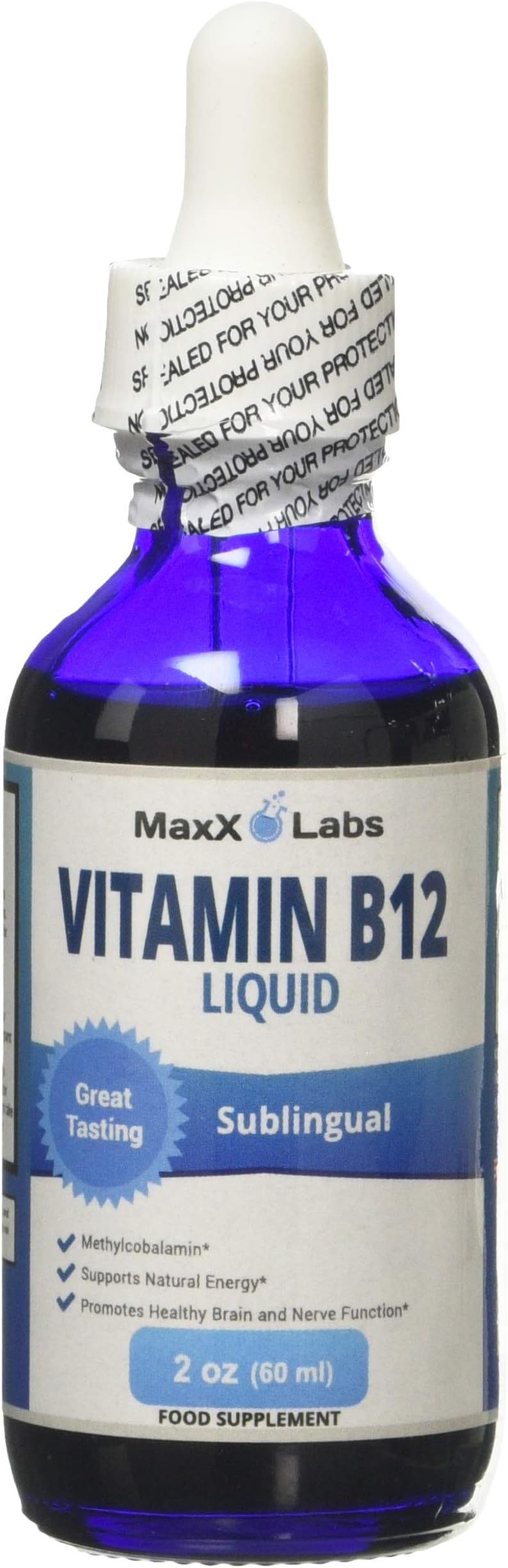 Vitamin B12 Vitamin B12 Sublingual Drops Best Way to Instantly Boost Energy Levels and Speed Up Metabolism from Methylcobalamin - Gluten and GMO Free - 60 Day Supply