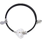 Original Murano Glass Bracelet Handmade In Italy Memory Wire Lampwork Beads