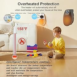 450W Mini Space Heater With Temperature