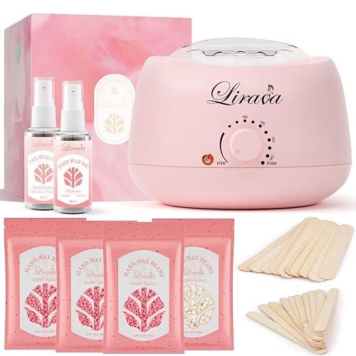 Waxing Kit Wax Warmer Hair Removal Home Wax Kit with All-Around Formula ...
