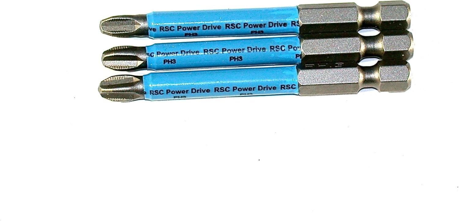Driver Bits 3 (3" Phillips) 3 Pack
