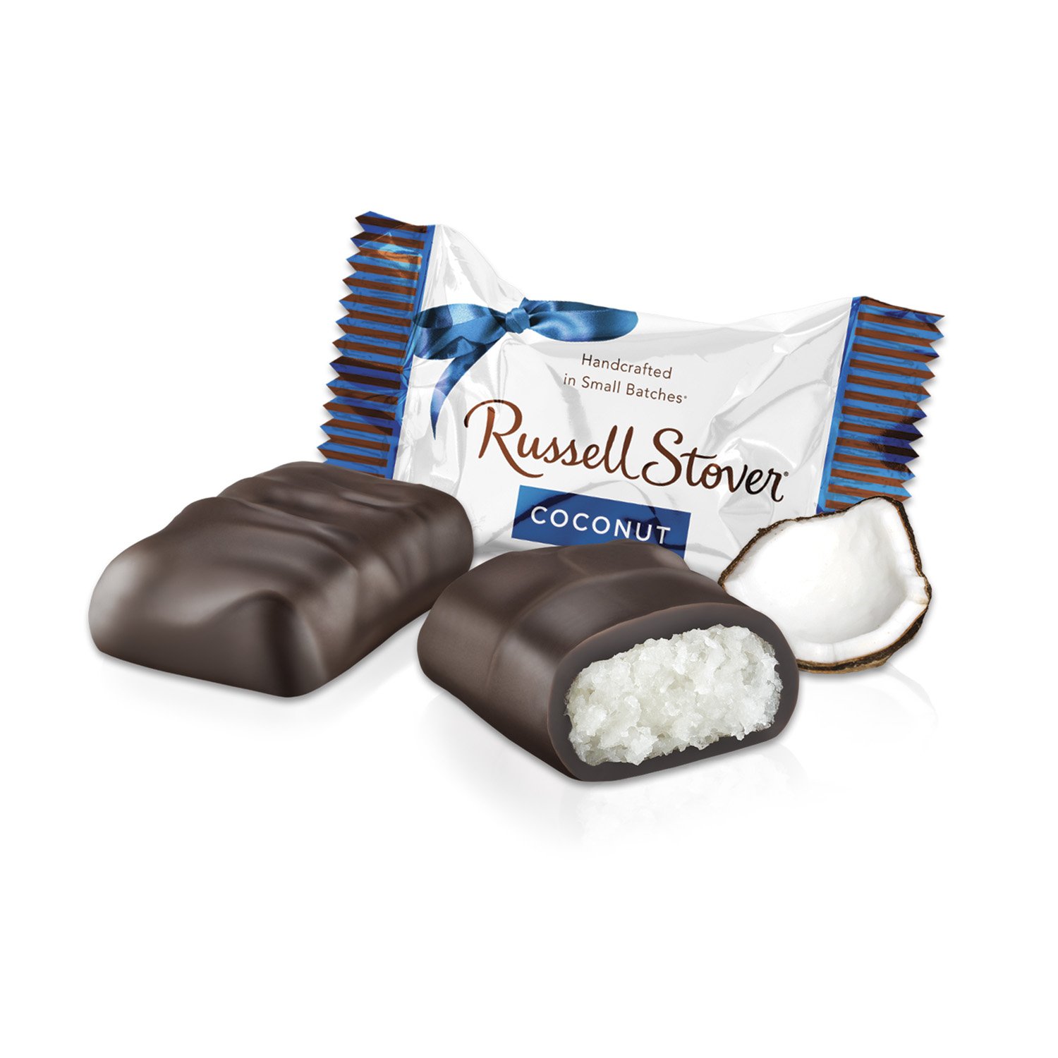 Russell Stover Dark Chocolate Coconut Mini Gusset Bag 6 Ounce Stover...