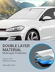 Proadsy 2024 Upgrade Front Windshield Sun Shade