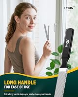 FVION 2 Pcs Stainless Steel Double-Sided Nail File Thick Nails Professional view 6