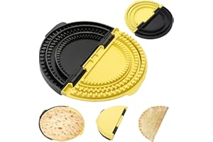 Tortilla Maker Sealer Adjustable 6"-8"-10", Create Mess Free Burrito Pasties Dumpling Sandwich Taco Toast Quesadilla