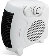 CUQOO 2KW Fan Heater with 2 Heat Settings and Cool Function Upright Electric view 1