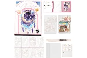 2026 New Creative Stress Relief Kit Watercolor Painting Book, DIY 3-Fold Watercolor Pad, Foldable Painting Pad, Relax and Adj